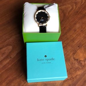 NWT Kate Spade Black Scallop Metro Watch  ♠️